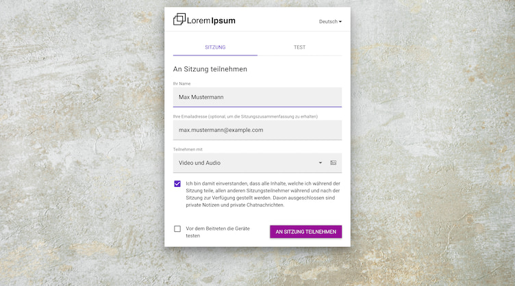 White-Label Join Screenshot