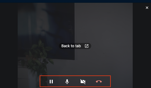 A screenshot of the picture-in-picture window.